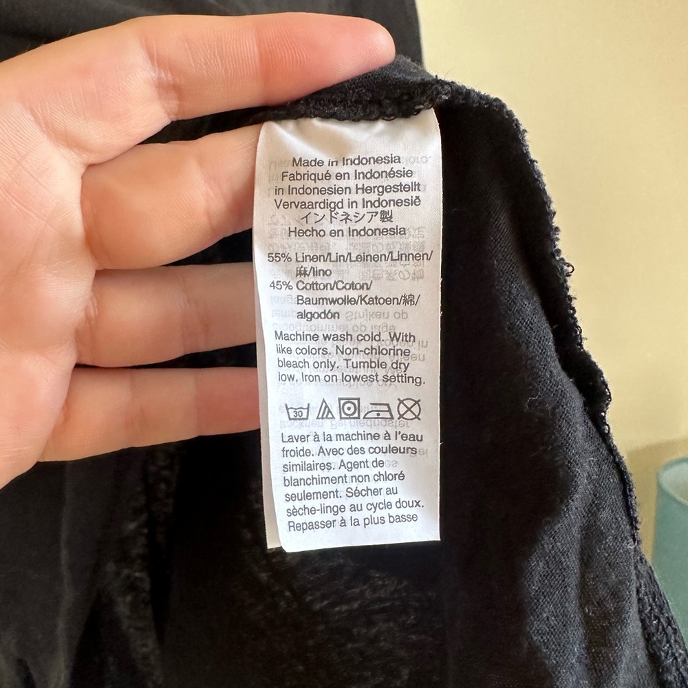 Madewell Linen Blend Relaxed Tee - Picture 8 of 10